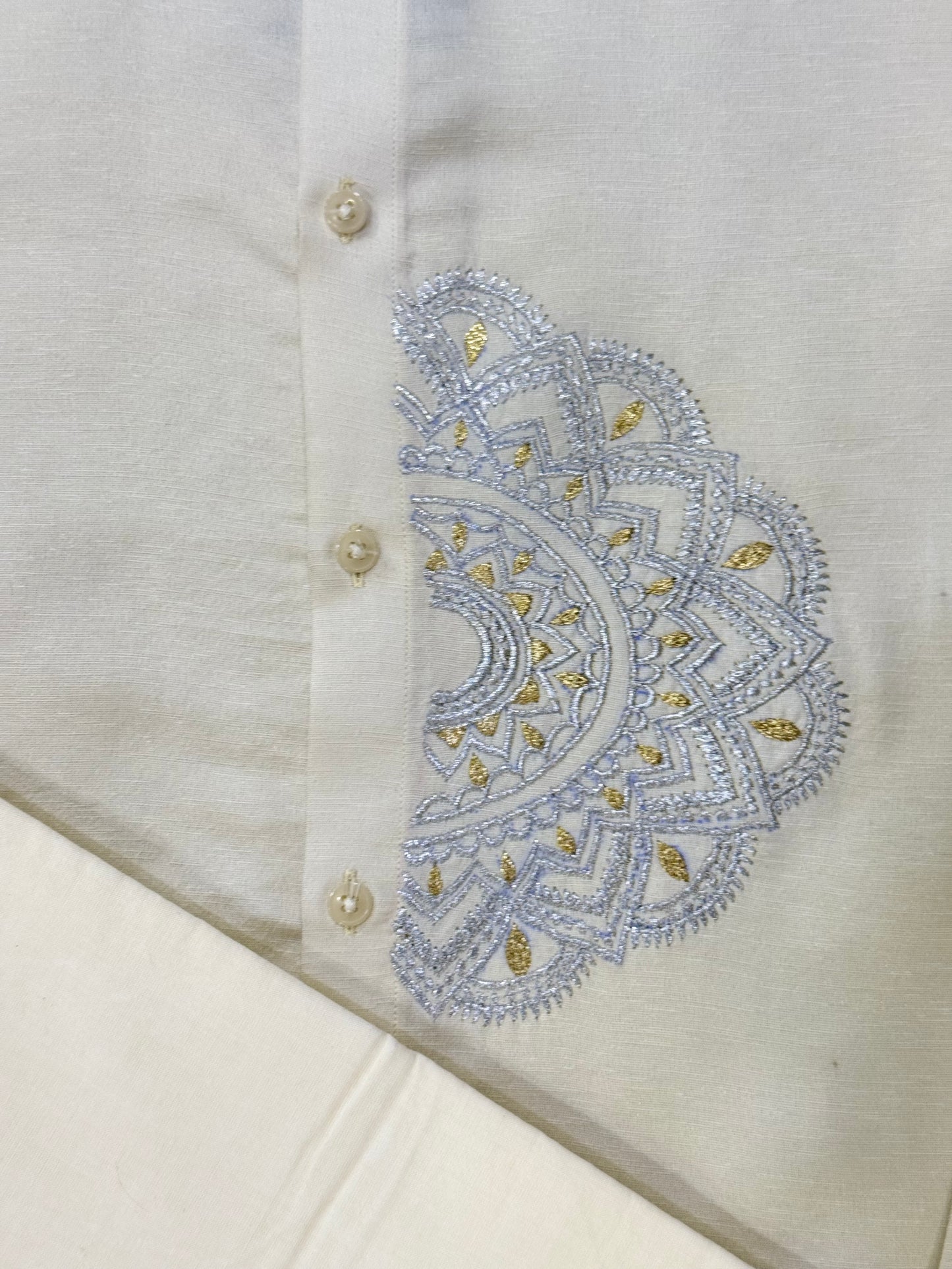 Satin Linen Kerala Pookalam
