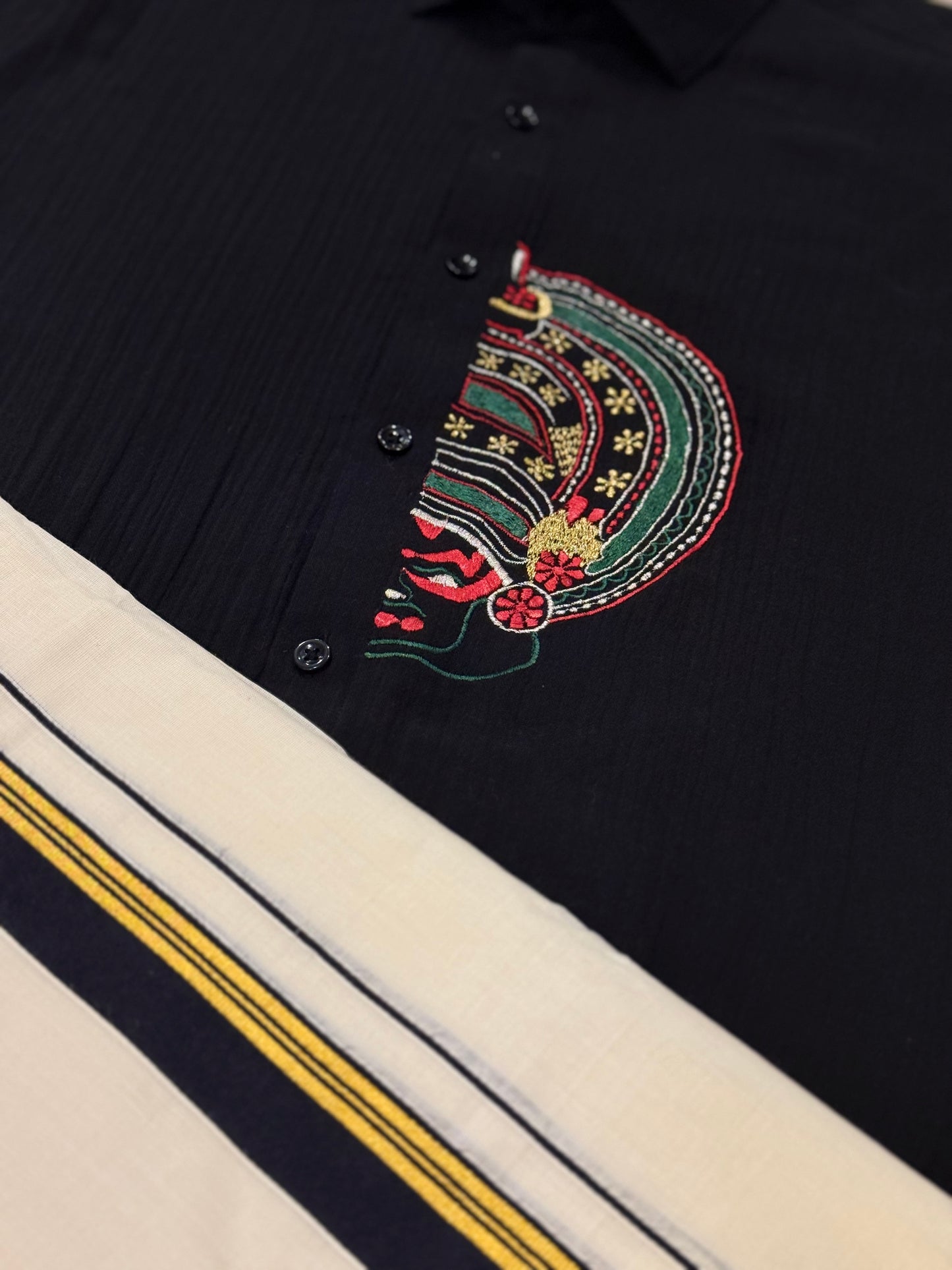 D/C Shirt - Kathakali Embroidery