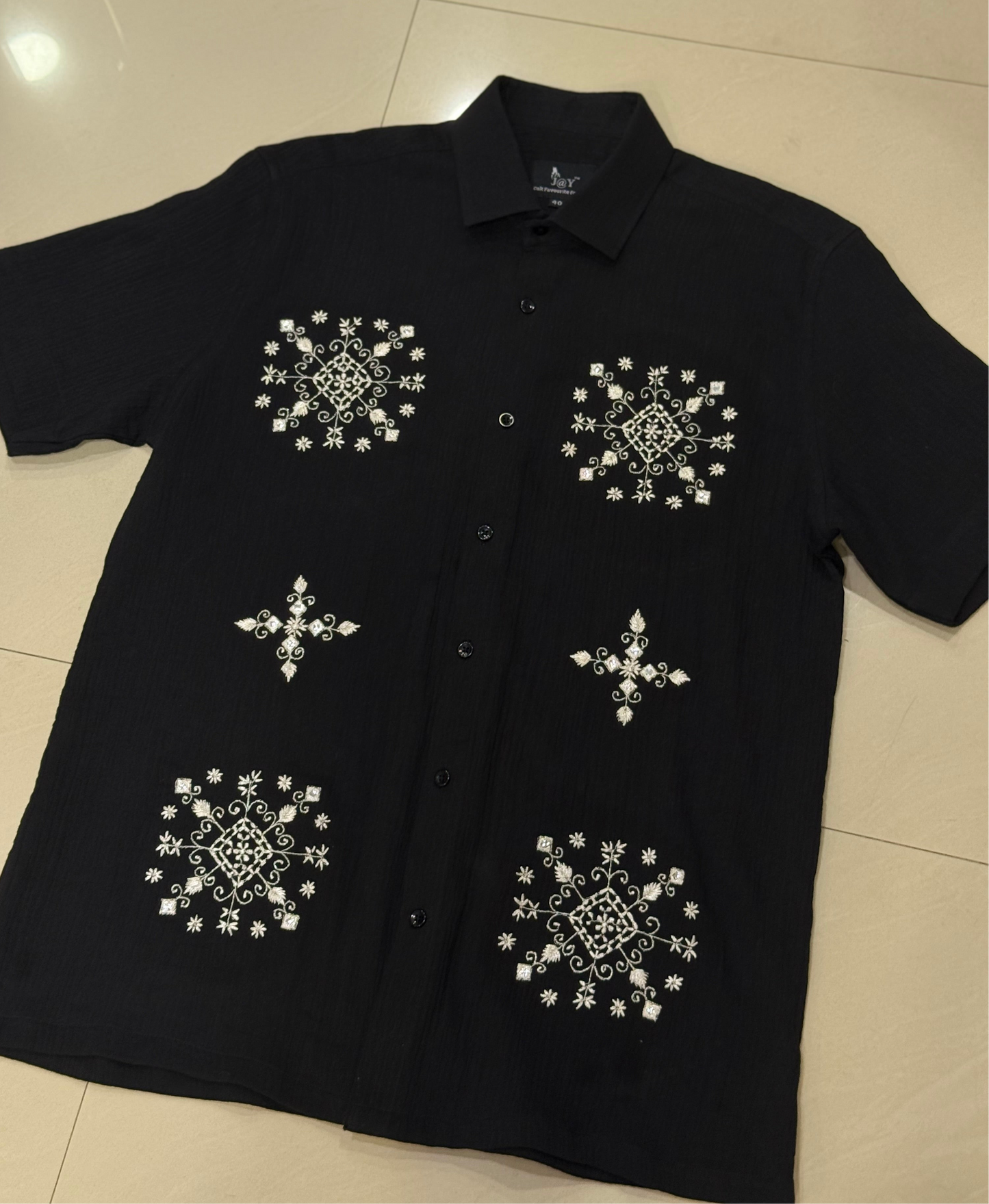 D/C Shirt - Mirror Work Embroidery