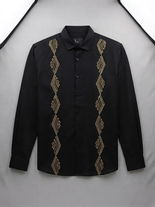 Zig Zag Gold Work