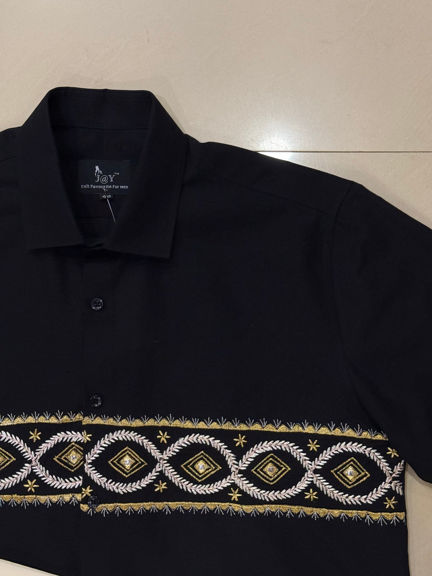Cotton Shirt - Silver Gold Works