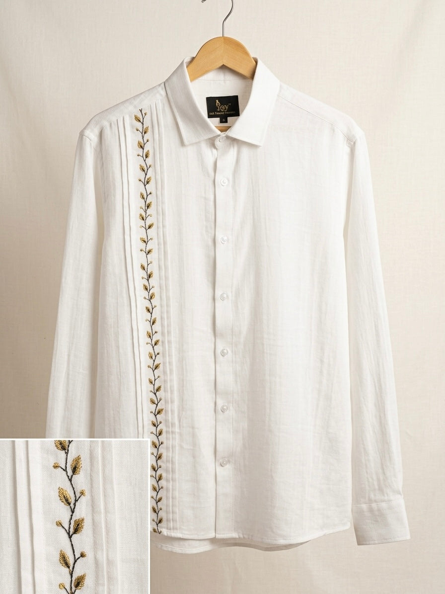 Pleated Embroidery