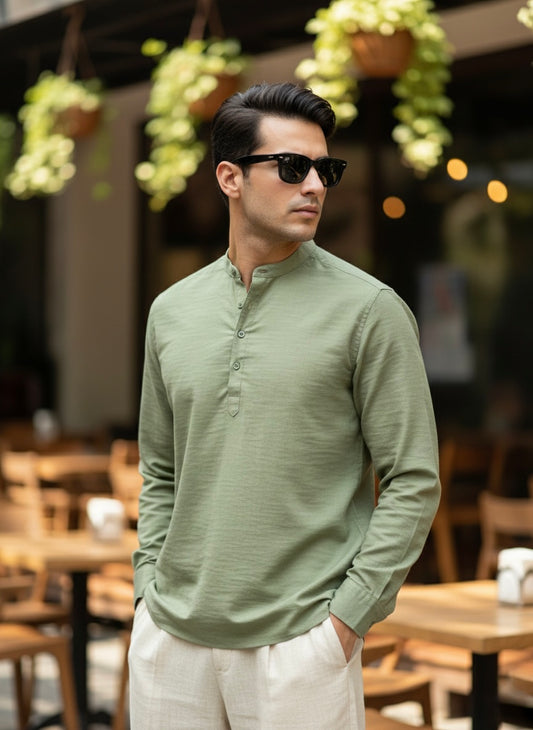 Green Weekend Essential kurta