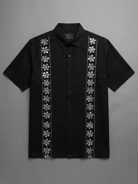 Twin Mirror Work Black