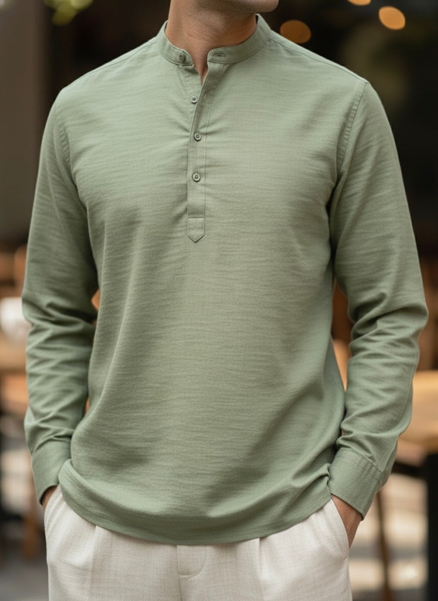 Green Weekend Essential kurta