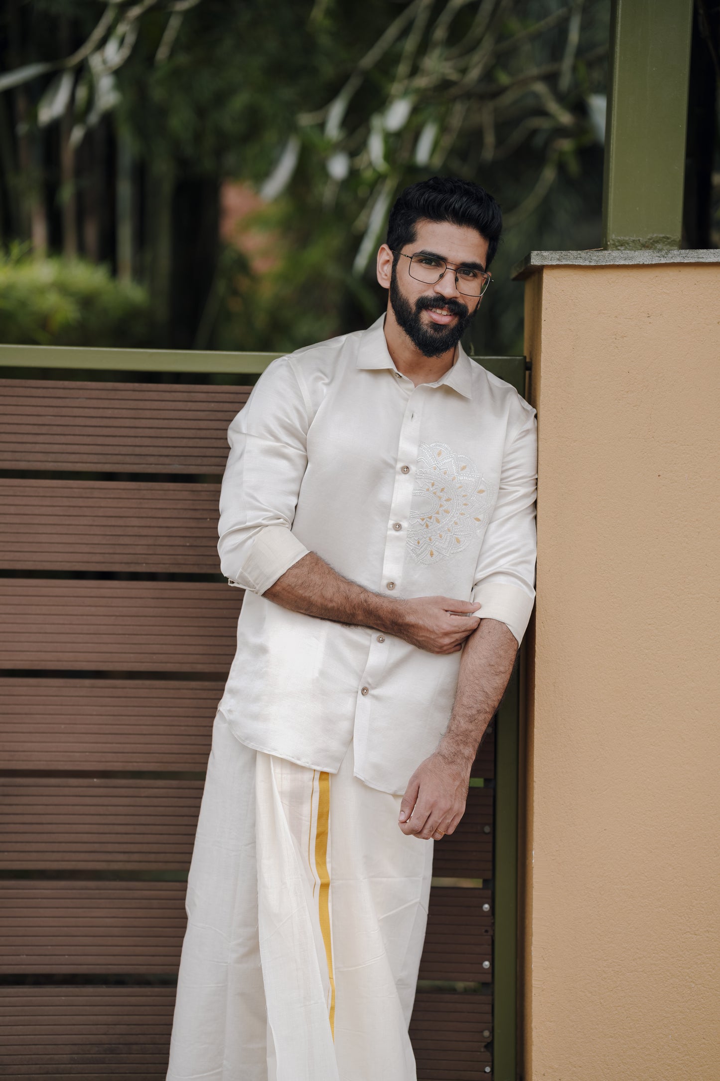 Satin Linen Kerala Pookalam